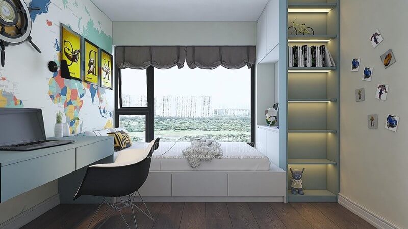 Giường ngủ chung cư gỗ công nghiệp Giường ngủ chung cư gỗ công nghiệp