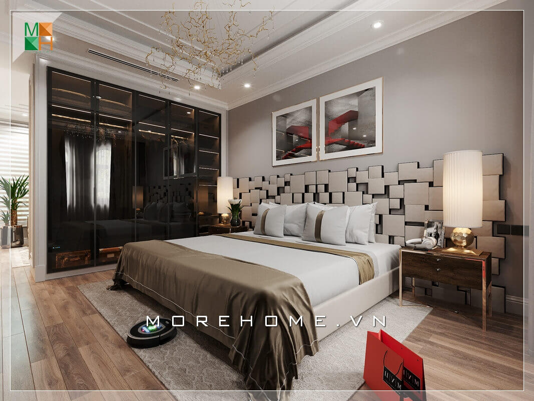 Giường ngủ chung cư hiện đại Giường ngủ chung cư hiện đại
