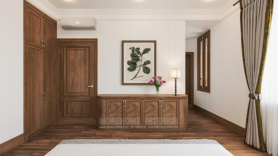 Tư vấn chọn loại cửa gỗ 1 cánh đẹp cho phòng ngủ - Morehome.